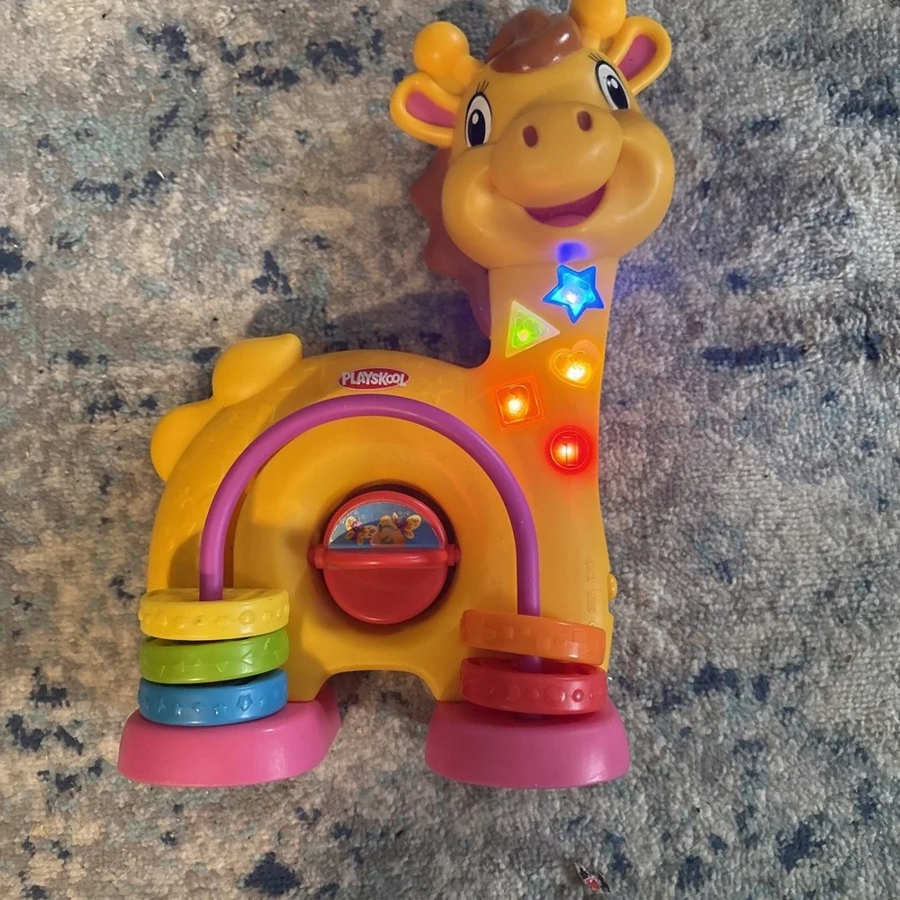2012 Hasbro Playskool Learnimals Giraffe Count/Colors/Shapes Sound Light